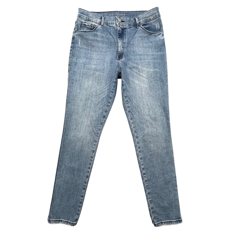 Mott & Bow Blue High-Rise Skinny Jeans Women 3 30x28